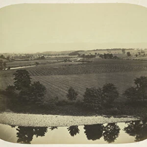 Valley of the Ribble and Pendle Hill, 1859. Creator: Roger Fenton