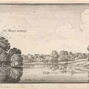 Views of countryside near Albury, Surrey, 1645. Creator: Wenceslaus Hollar