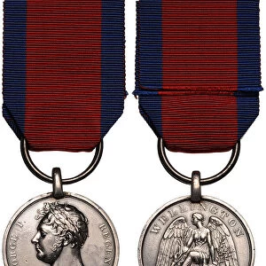 The Waterloo Medal. Artist: Orders, decorations and medals