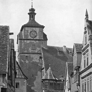 The White Tower, Rothenburg ob der Tauber, Bavaria, 1908-1909. Artist: George E Brown
