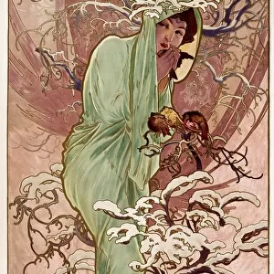 Winter, 1896. Artist: Alphonse Mucha