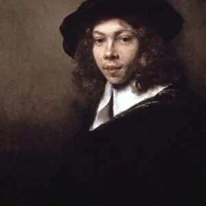Youth in a Black Cap, 1666. Artist: Rembrandt Harmensz van Rijn