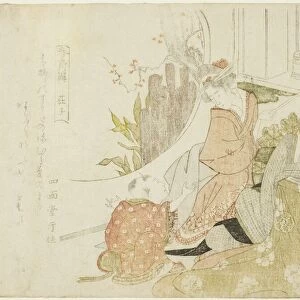 Zhuangzi (Japanese: Soshi), from the series "Shunshoku ressenkyo", c. 1801 / 18