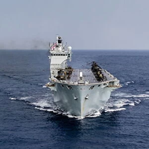 HMS Ocean in the Mediterranean