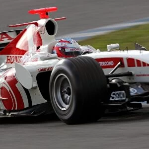 Formula One Testing: Adam Carroll Honda Racing F1 Team