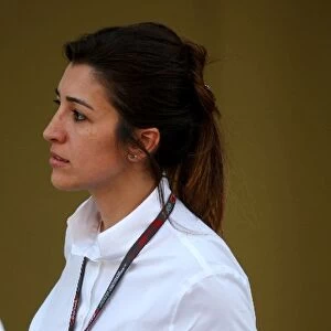 Formula One World Championship: Fabiana Flosi Brazilian Grand Prix Vice-President of Marketing and girlfriend of Bernie Ecclestone F1 Supremo