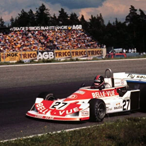 NEVE IN FRANK WILLIAMS MARCH SWEDISH GP 1977