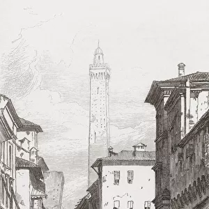 Bologna, Northern Italy In The Early 19Th Century. From Histoire Des Peintres, eCole Anglaise, Published 1867