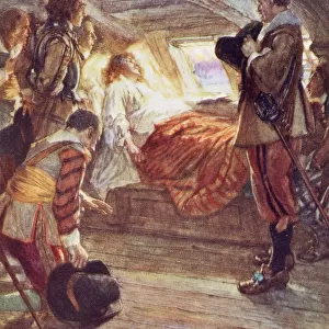 The Death Of Admiral Blake. After A Painting By A. D. Mccormick. Admiral Robert Blake 1599 To 17 August 1657. From King AlbertA┼¢S Book, Published 1915