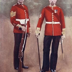 The Grenadier Guards In Uniform Of The Late 19Th Century. From South Africa And The Transvaal War, By Louis Creswicke, Published 1900