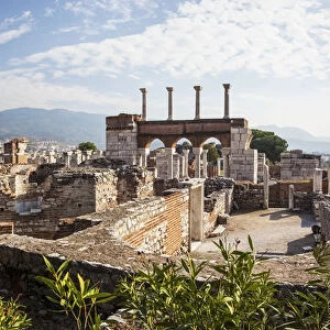 Ruins Of Saint Johns Basilica And The Tomb Of Saint John; Ephesus, Izmir, Turkey