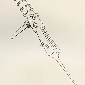 Small Breech Loading Pivot Gun Of Hooped Iron. From The British Army: Its Origins, Progress And Equipment, Published 1868