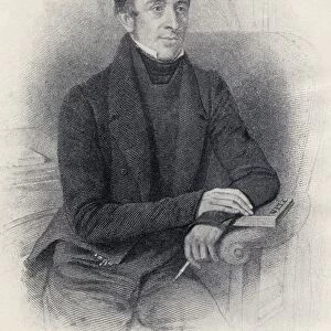 Thomas Hood, 1799 To 1845. British Humorist And Poet. Fom The Book The Complete Poetical Works Of Thomas Hood Published 1906