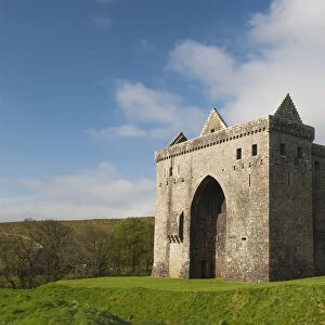United Kingdom, Scotland, Hermitage Castle near Newcastleton is only semi-ruined and open to the public during summer