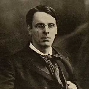 William Butler Yeats (1865-1939). Irish Poet, Dramatist And Prose Writer. From The Book The Masterpiece Library Of Short Stories, Irish And Overseas, Volume 11"