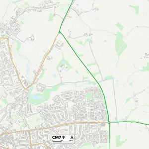 Braintree CM7 9 Map