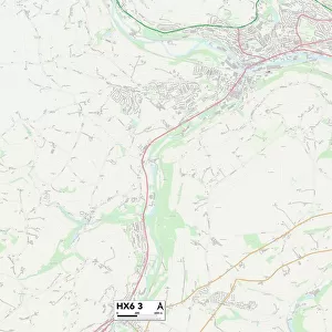 Calderdale HX6 3 Map