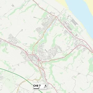 Flintshire CH8 7 Map