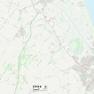 Kent CT14 0 Map