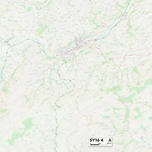 Powys SY16 4 Map