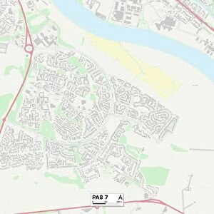 Renfrewshire PA8 7 Map