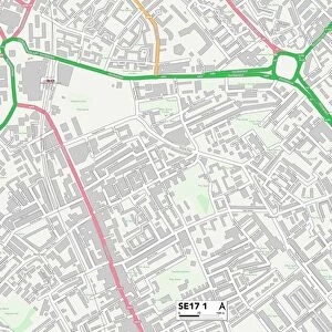 Southwark SE17 1 Map