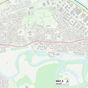 Warrington WA1 4 Map