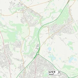 Wrexham LL12 8 Map