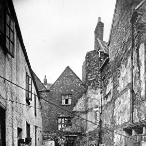 One of the many Bristol slums in Victorian times 1890s