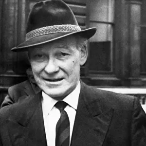 Bruce Seton, Actor, pictured after hearing at bankruptcy court, London, 10th March 1962