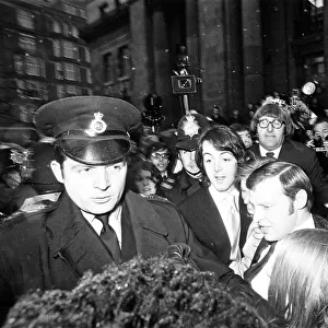 Civil Wedding of Paul McCartney & Linda Eastman at Marylebone Register Office London