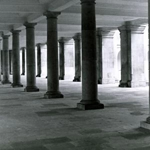 The Cloisters below the Library of Trinity College Cambridge. March 1974