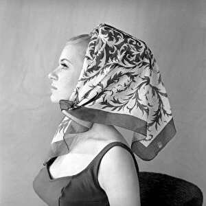 Clothing: Fashion: Headscarf. 1966 B1921-007