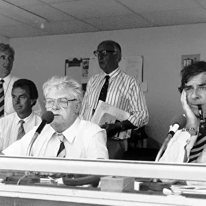 Don Mosey and Fred Trueman take over in the commentary box