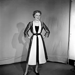 Dress coat fashions. March 1953 D1945