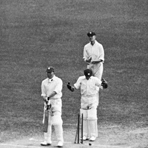 England tour of Australia for the Ashes 1928-29. England v Australia test match