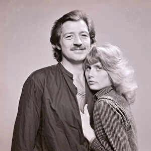 Frank Worthington ex England and Bolton Wanderers footballer seen here with his wife