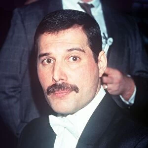 Freddie Mercury of the Pop Group Queen 1980s Freddie Mercury