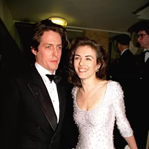 Hugh Grant and Elizabeth Hurley at the Savoy Hotel for the 15th FIlm Critics Awards actor