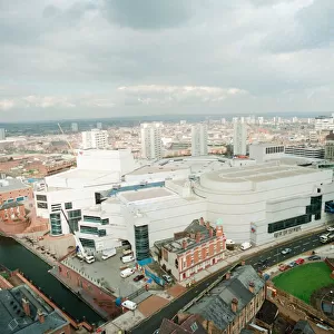 The ICC, Birmingham, 22nd March 1991. Construction nearing Completion