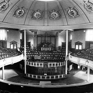 Interior of the Central Hall, Old Market, Bristol. IClosed and demolished in the 1980s