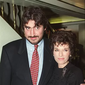 JILL GASCOINE WITH HER SECOND HUSBAND ALFRED MOLINA, LWT TV LAUNCH 15 / 12 / 1990
