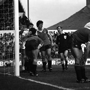 Leeds United 0 v. Manchester United 0. April 1982 MF06-22 Local Caption Division
