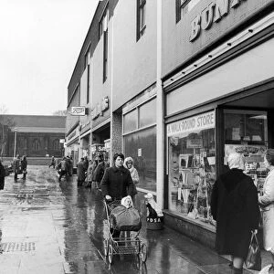 Market Place, Bedworth 8th January 1971