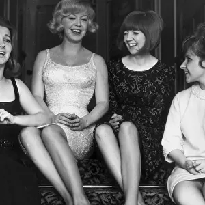MILLICENT MARTIN, KATHY KIRBY, CILLA BLACK AND BRENDA LEE GATHER PRIOR TO THEIR