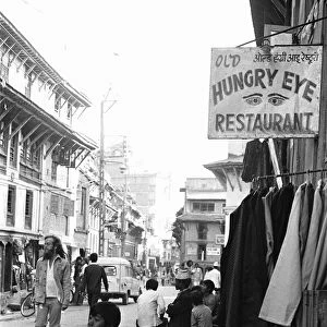 The Old Hungry Eye Restaurant on Freak Street, Katmandu