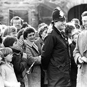 Prince Charles, The Prince of Wales during his visit to the North East 19 February 1988