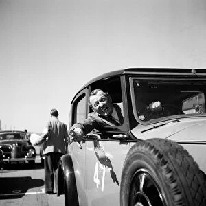 Racing at Goodwood, Richard Murdock in his Rolls Royce which he drove in the Celebrities