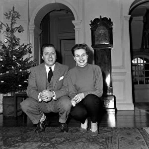 Richard Attenborough and Sheila Sim seen here at the family home December 1952 C6380-001