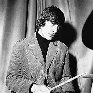 Rolling Stones: Charlie Watts before their performance at the ABC Theatre in Belfast 6th